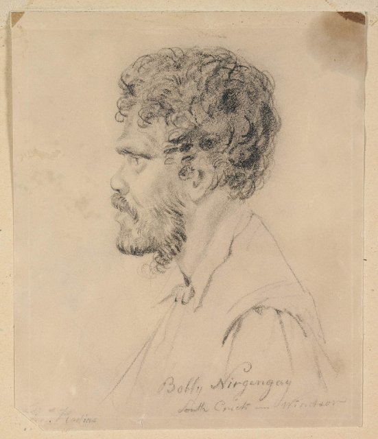Bobby Nirgengay, South Creek, Windsor by Charles Rodius, c1844. SLNSW